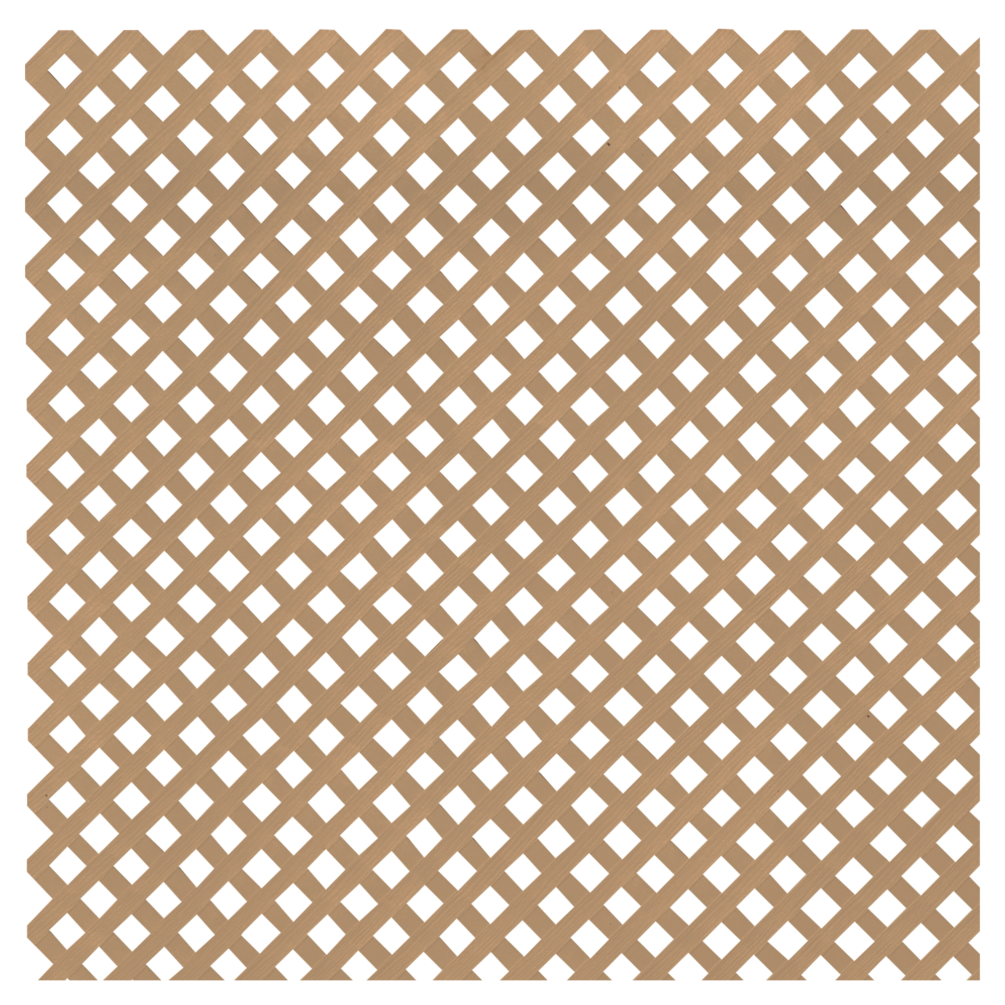 Treillis intimité en pvc Cèdre 4 pi x 8 pi Matério