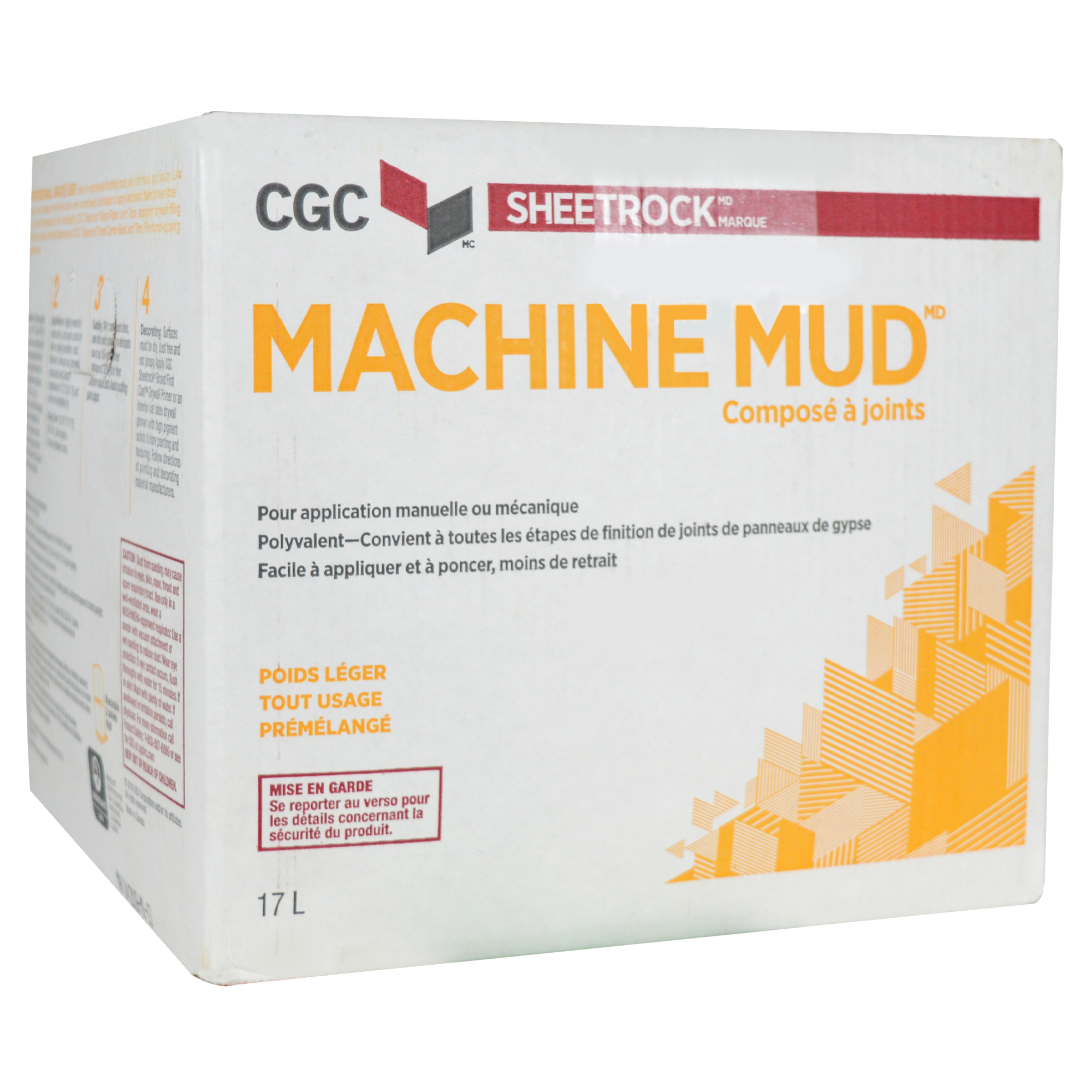 Composé à joints Machine mud Matério