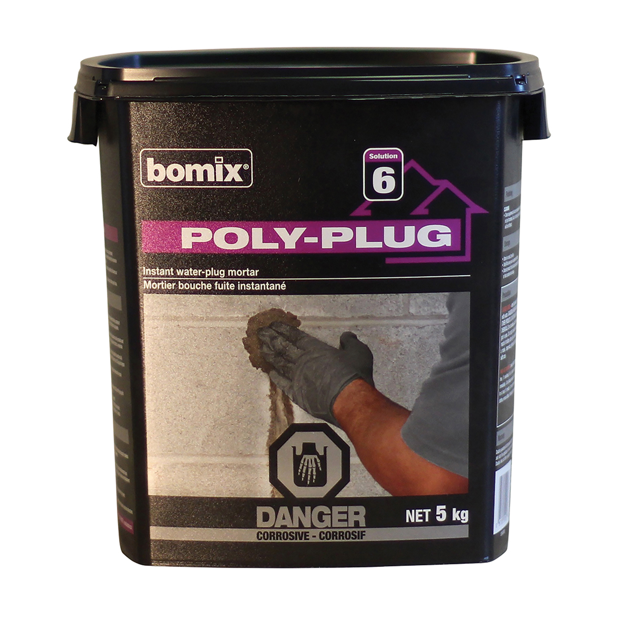 Mortier bouche fuite instantané Poly-plug