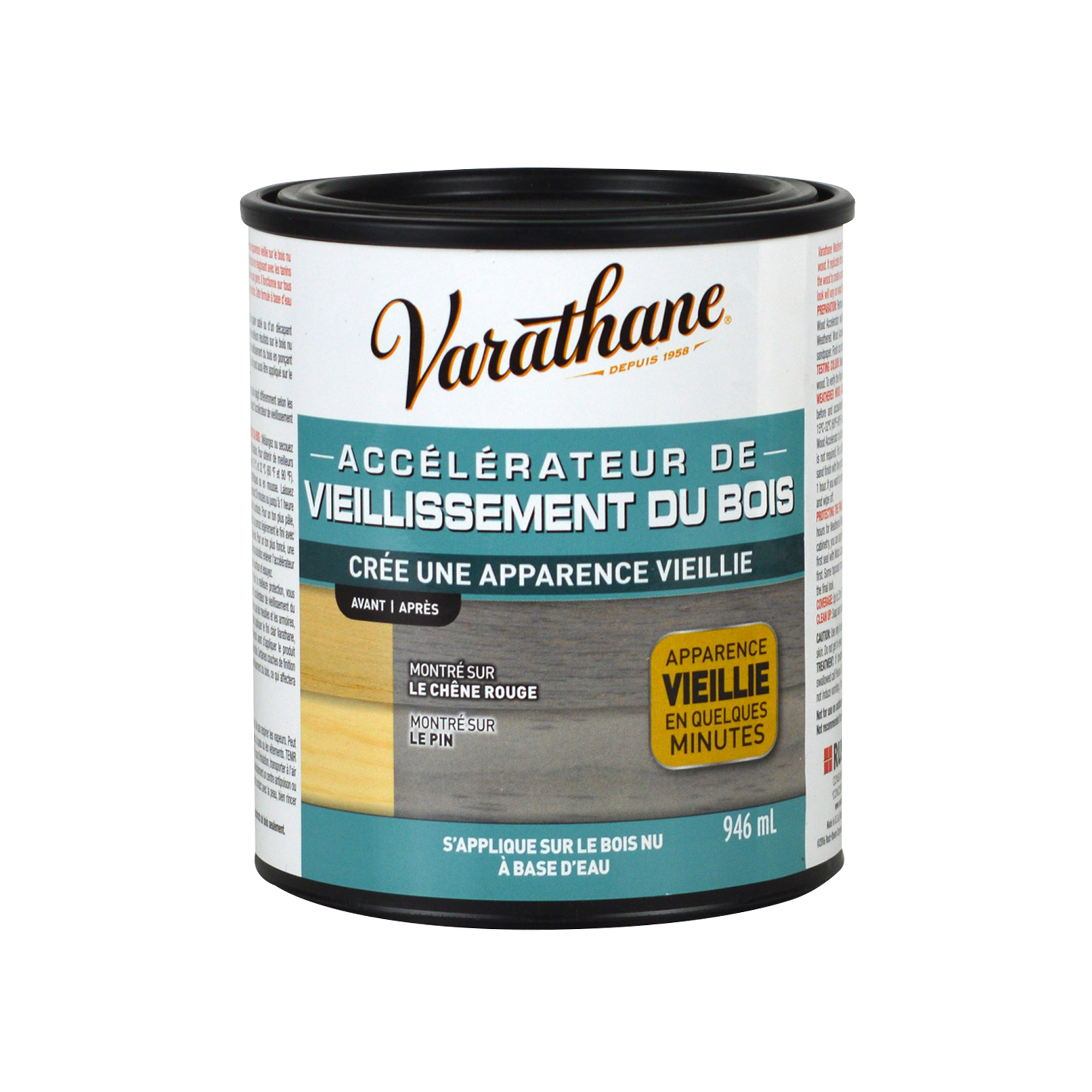 Accélérateur de vieillissement du bois