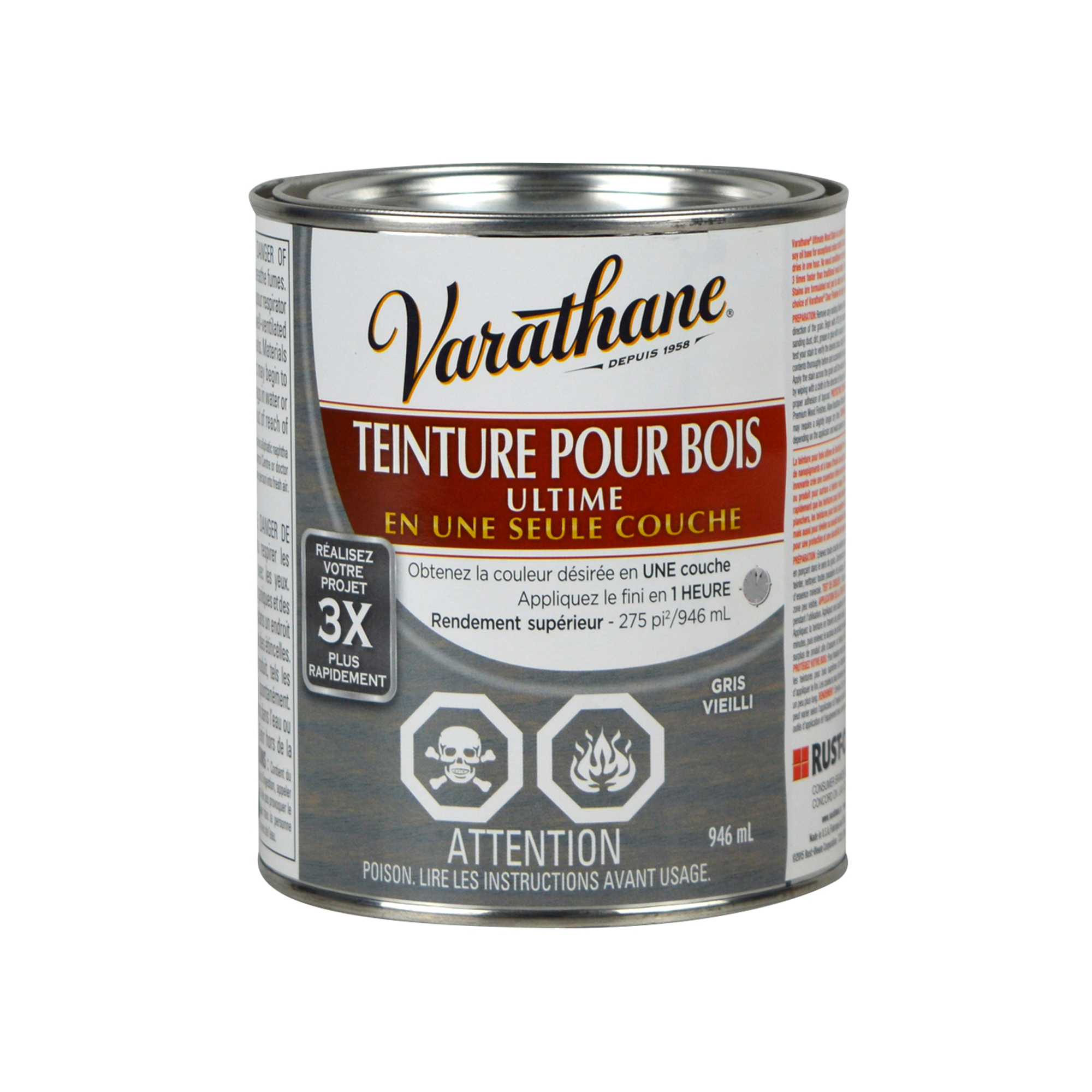 Teinture pour bois Ultime Gris vieilli