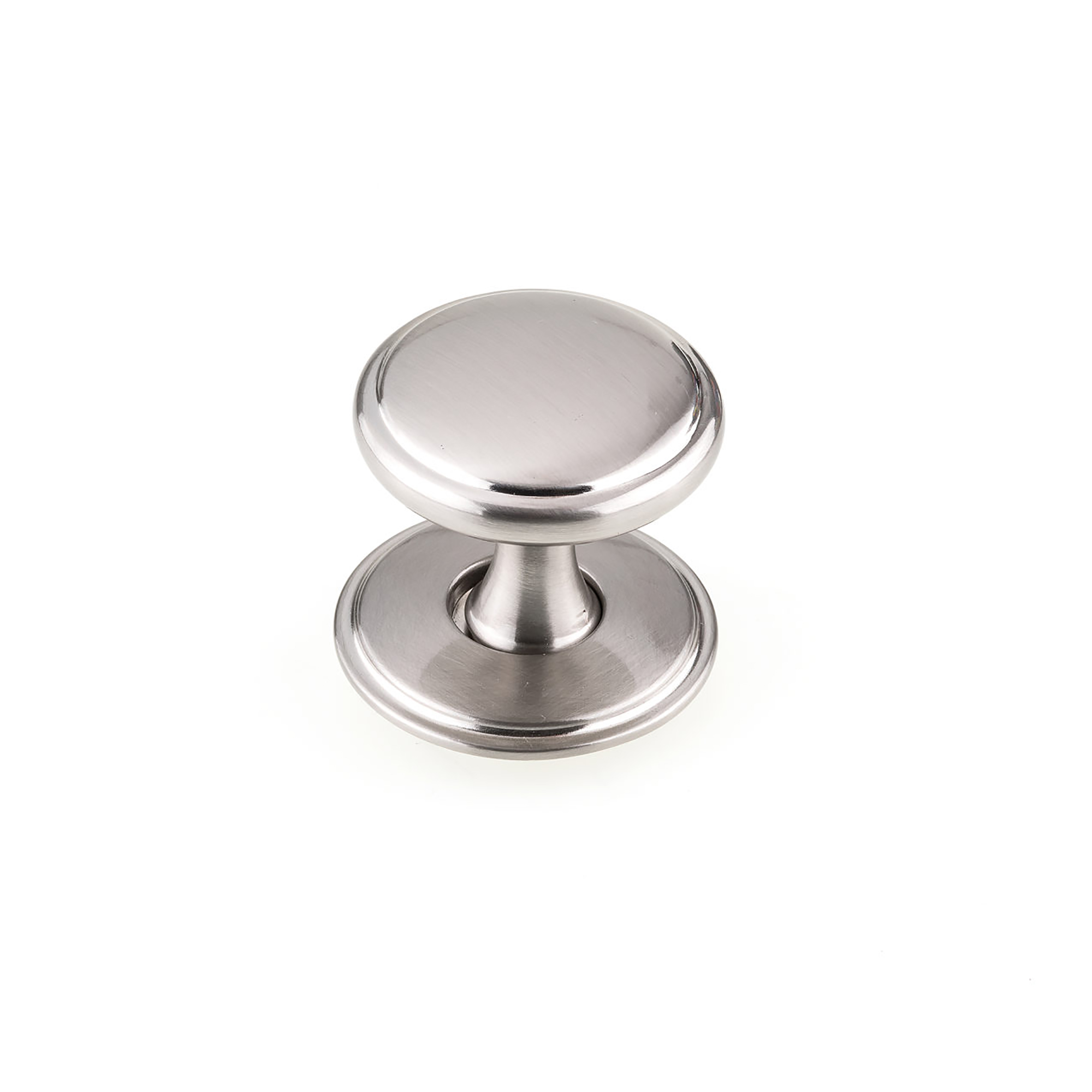 Bouton pour garde-robe nickel brossé 40 mm
