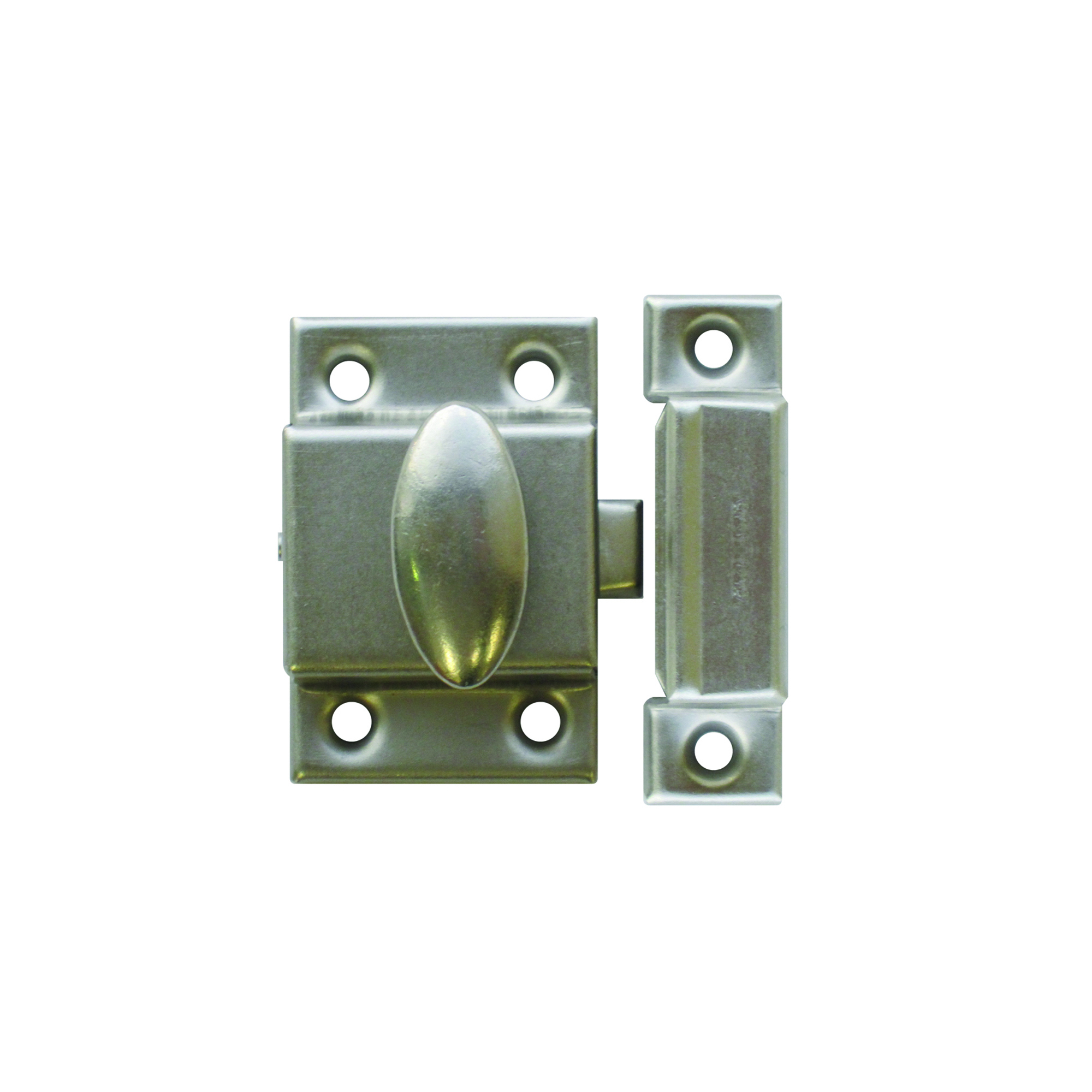 Loquet pour placard nickel brossé