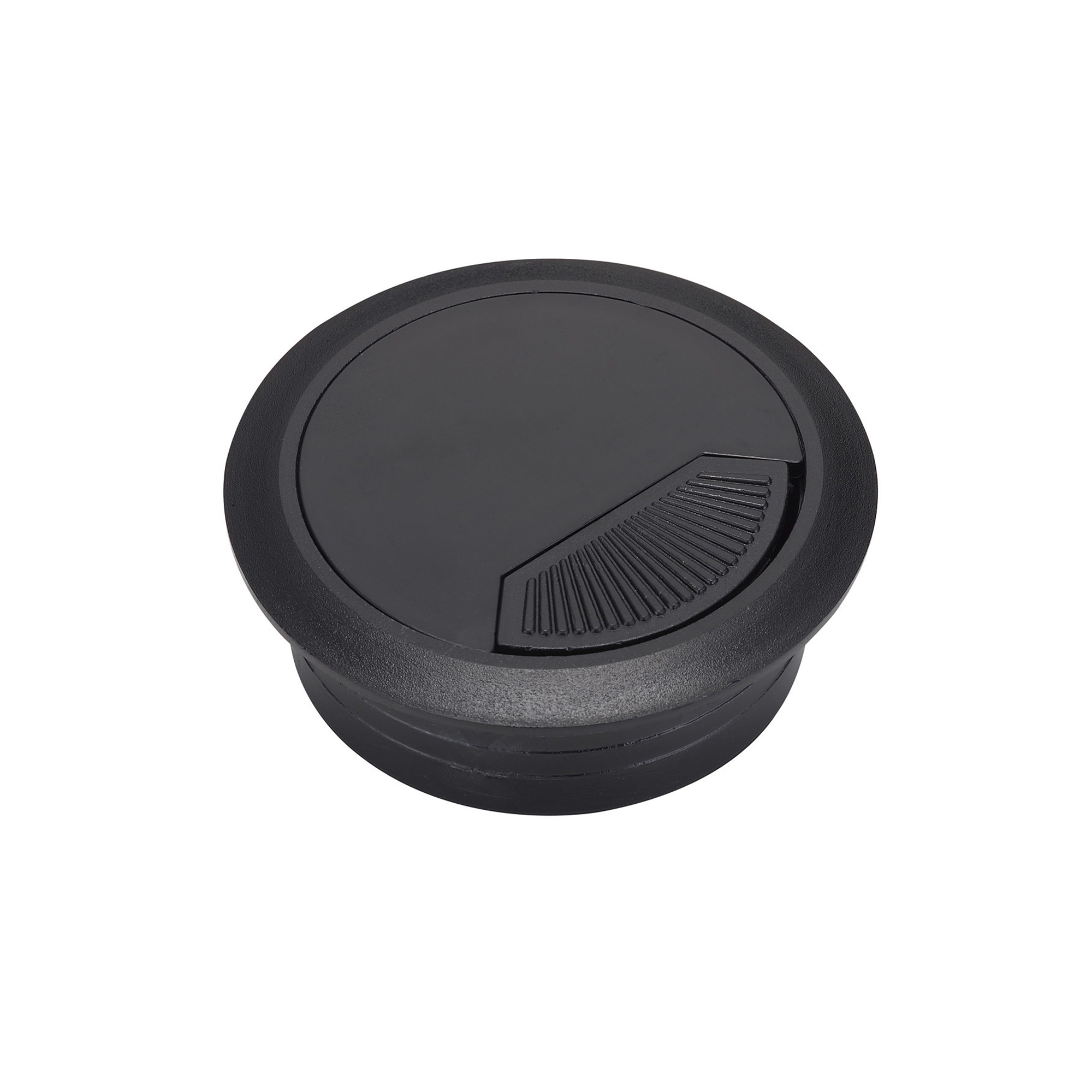 Lot De 5 Passe-fils Caoutchouc Noir Uxcell - Diamètre 70 Mm - Neuf