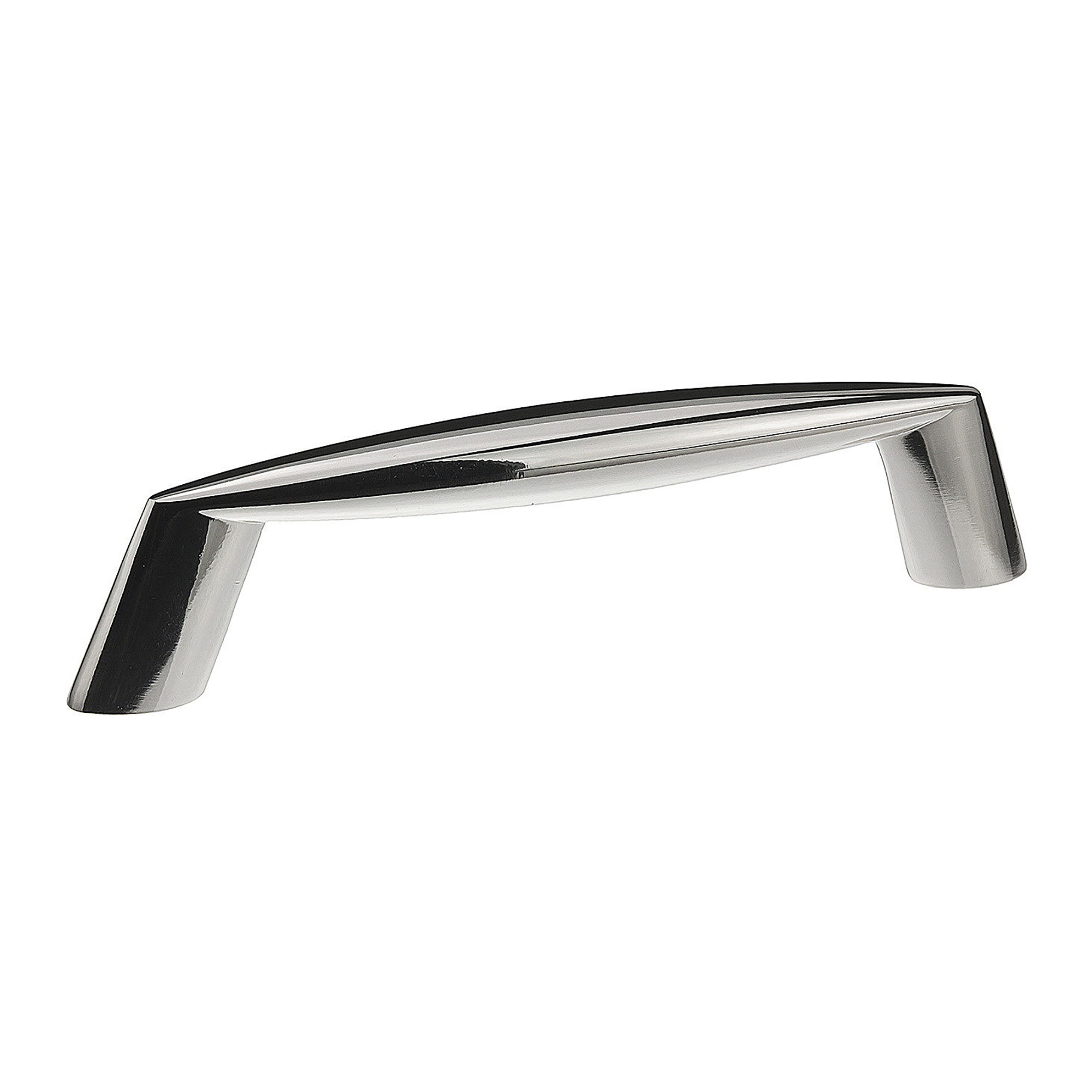 Poignée contemporaine métal nickel