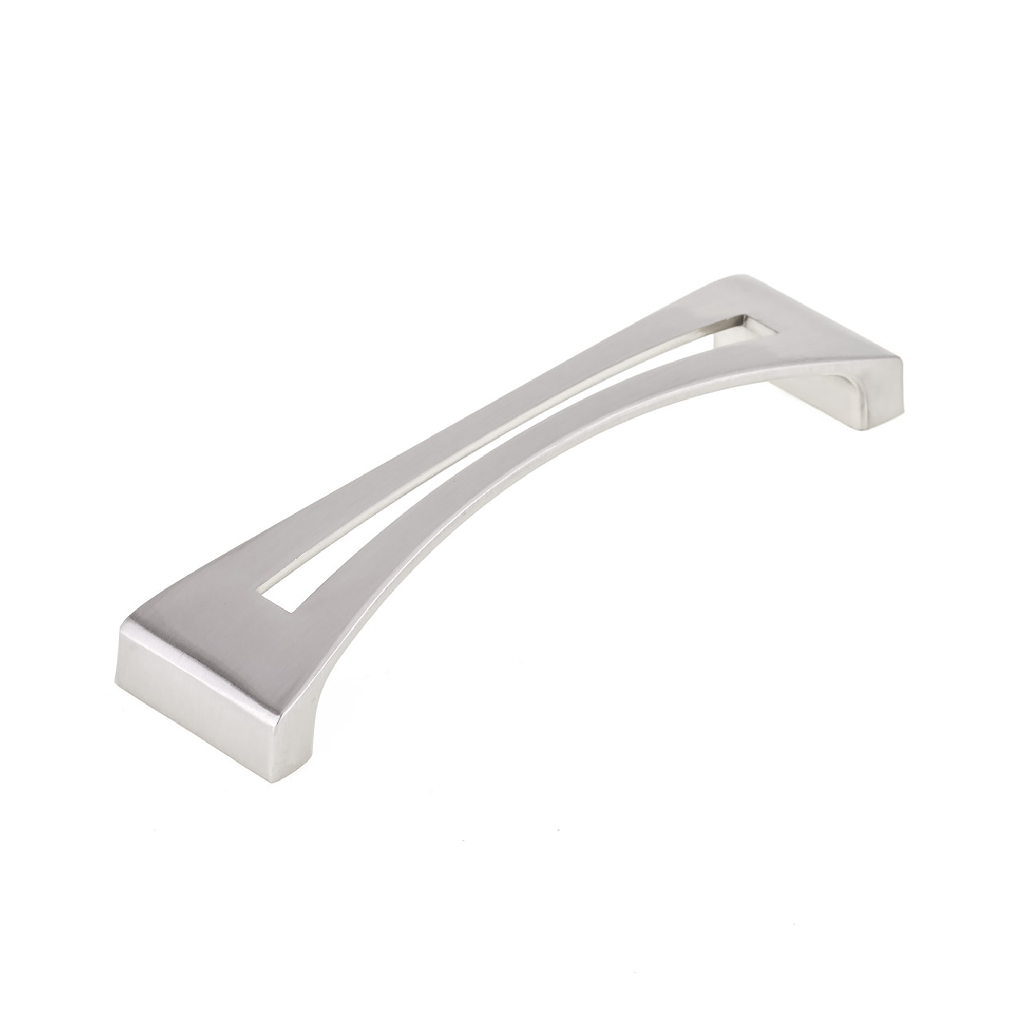 Poignée métal nickel brossé 128 mm