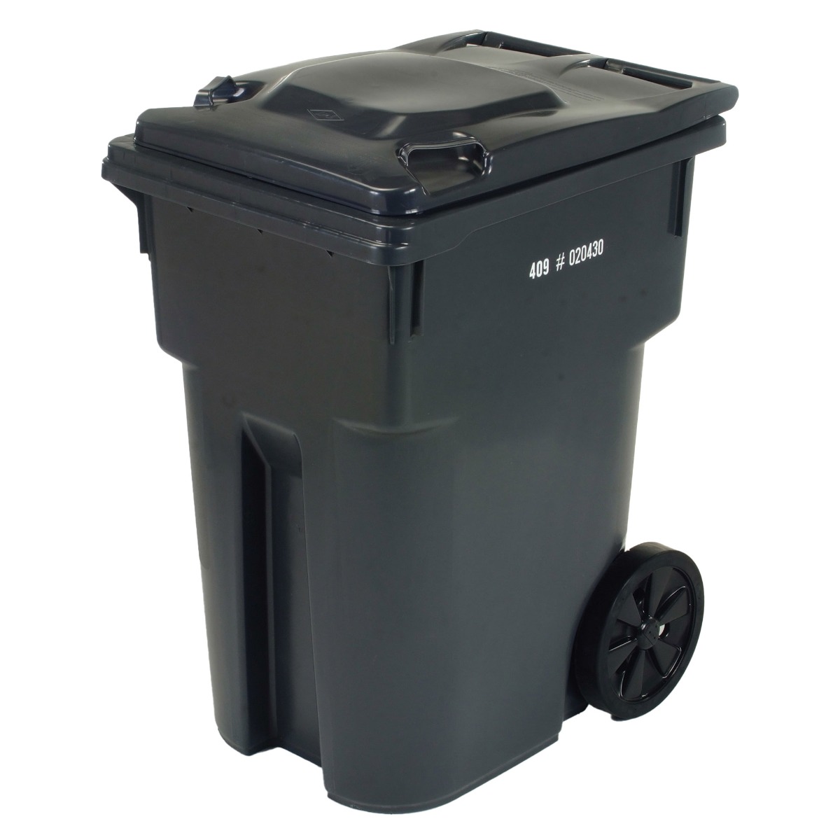 Poubelle à Pédale BRB 60L Avec Roulettes – Corps Gris Couvercle Noir – Mobile Et Pratique Pour Tri Sélectif