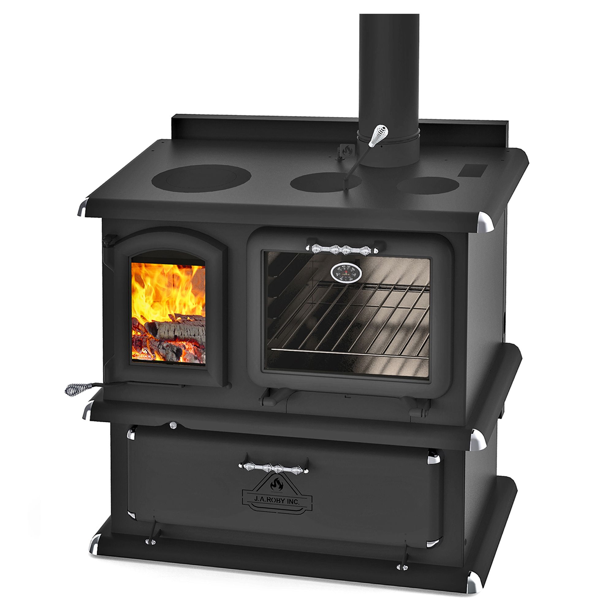 Poele A Bois Style Cuisiniere Elda Materio
