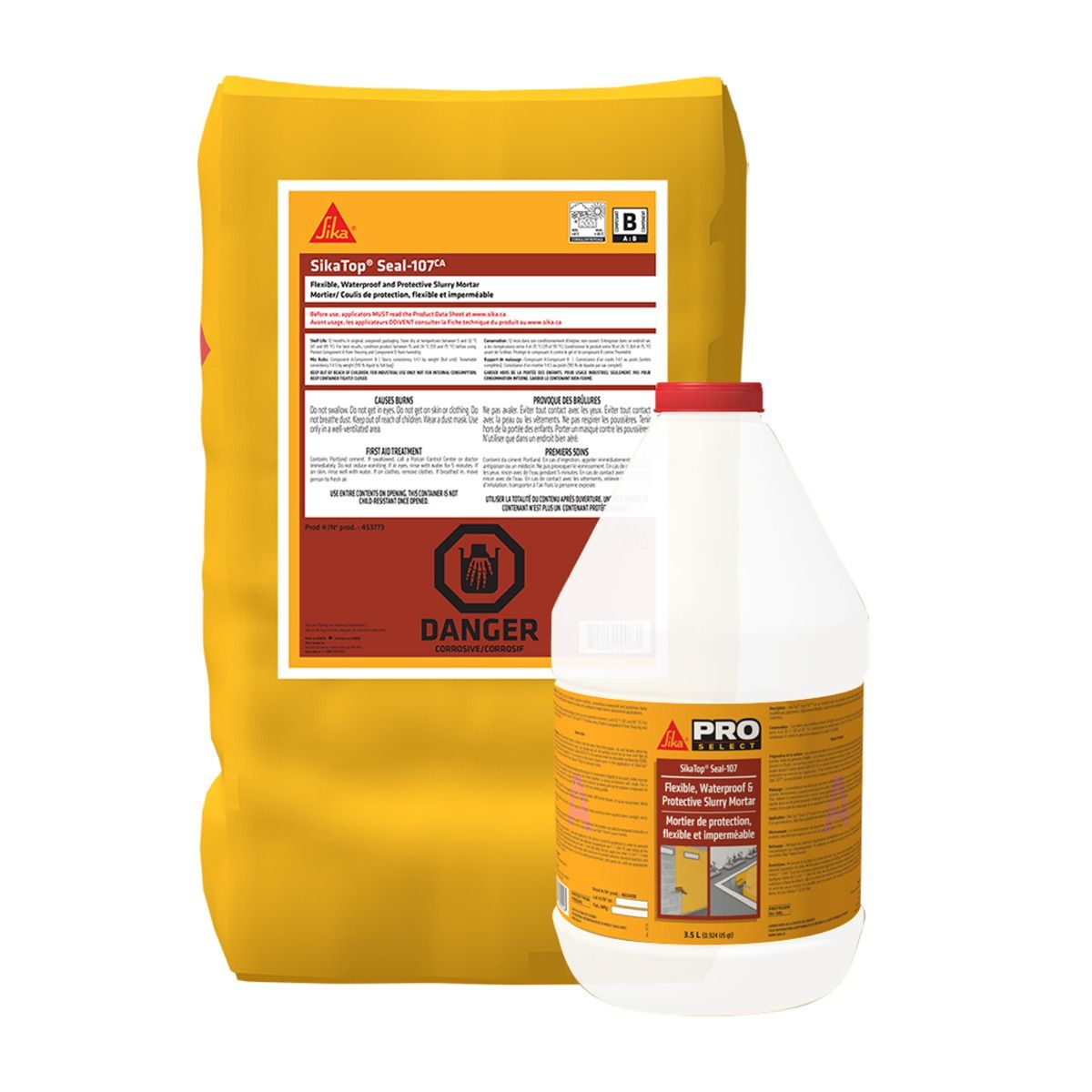 enduit de ciment impermeable sika top seal 107 materio