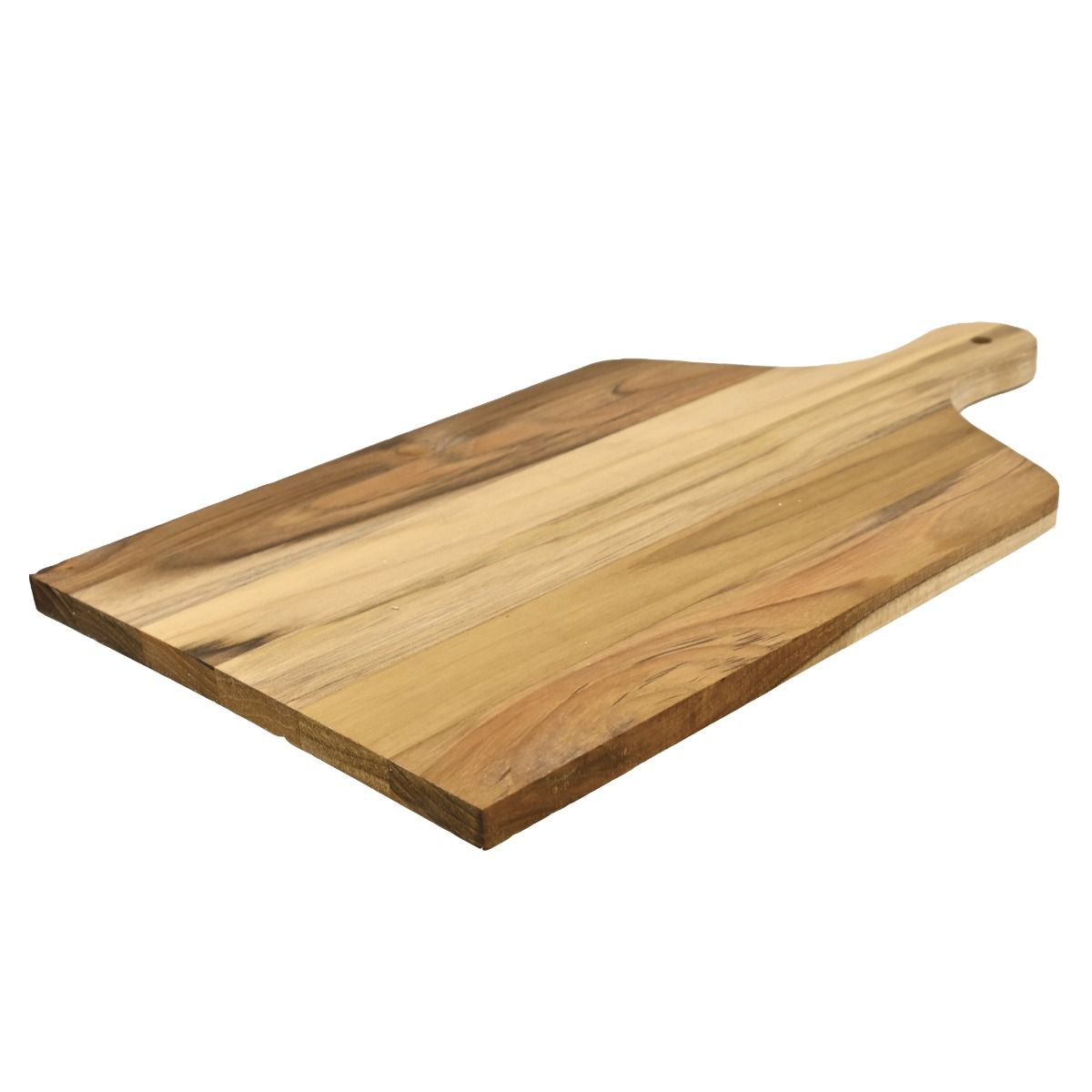 Planche à Découper Avec Pieds Antidérapants, Bambou Foncé, 50 X 56 Cm