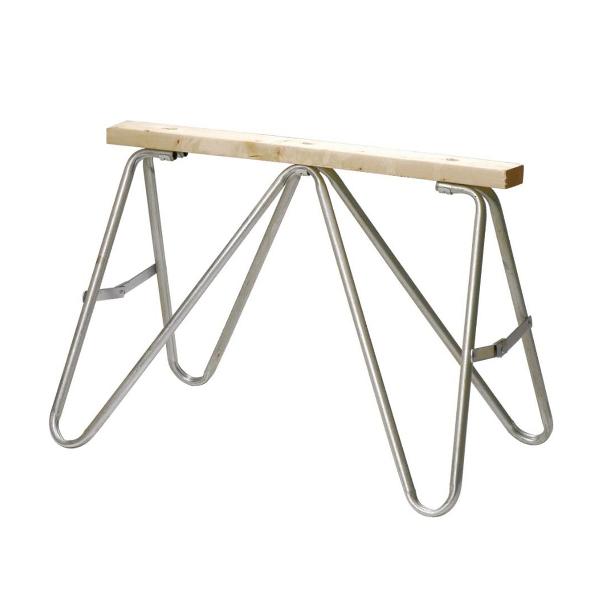 Lot 2 Chevalets Pliants En Bois Pour Menuiserie Et Bricolage 100x73 5 Cm Ideal Pour Assembler Des Planches Et Couper Du Bois 93286453