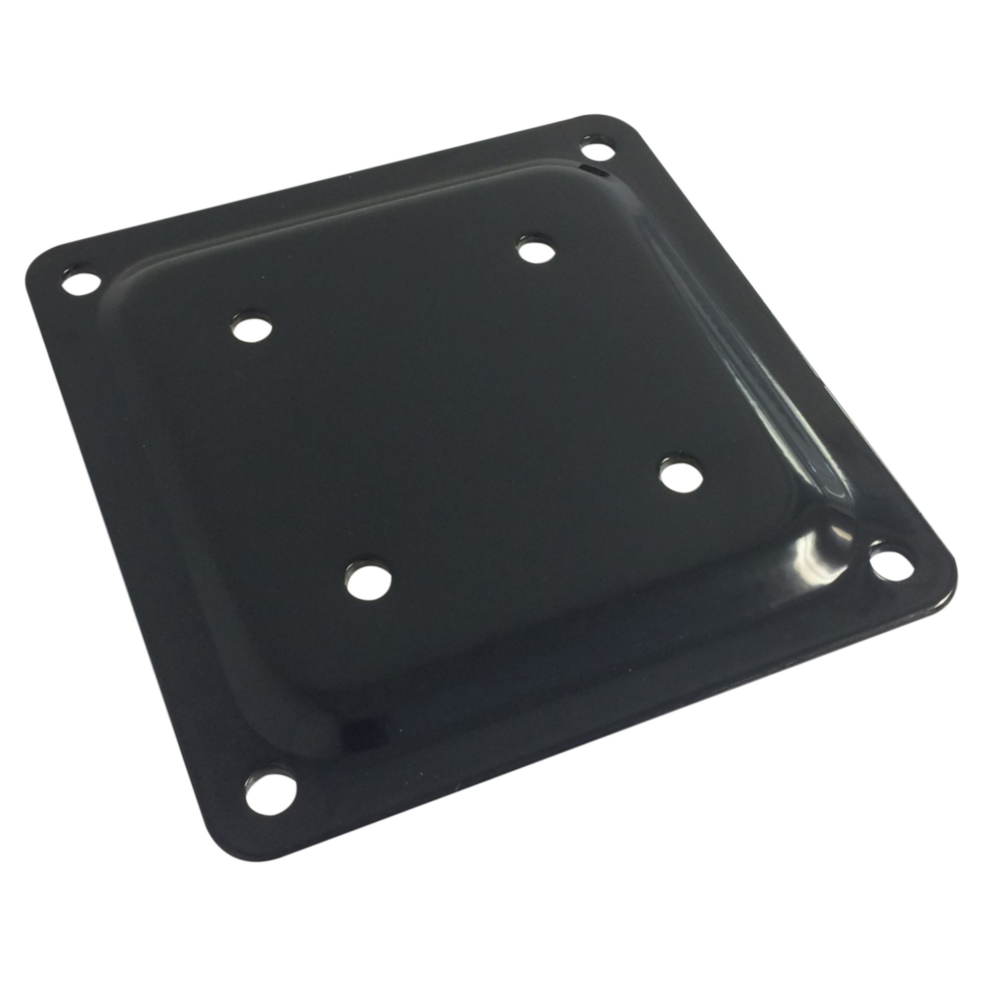 Plaque d'assise pour patio 4x4 noire
