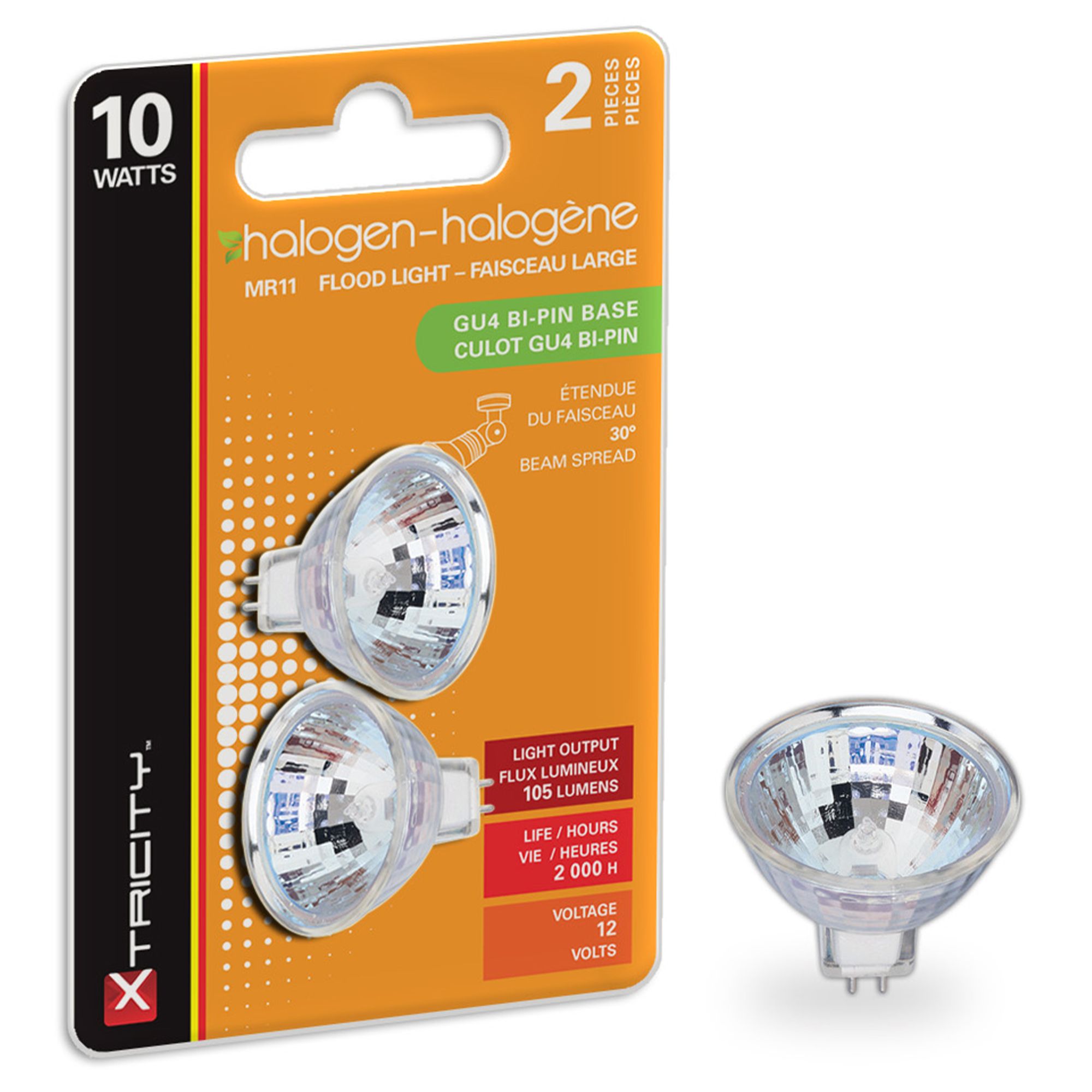 Ampoule halogène MR11 10 W 12 V