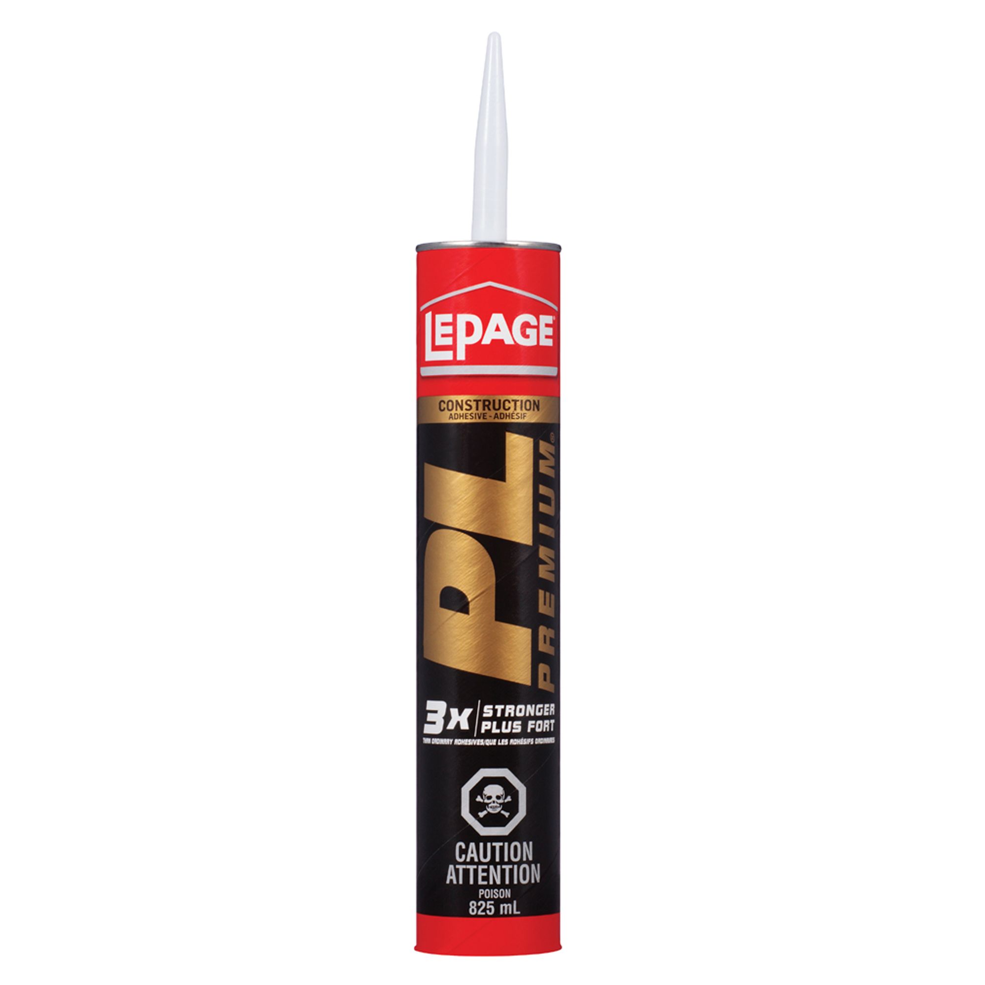 Adhésif de construction polyuréthane usage général 825 ml