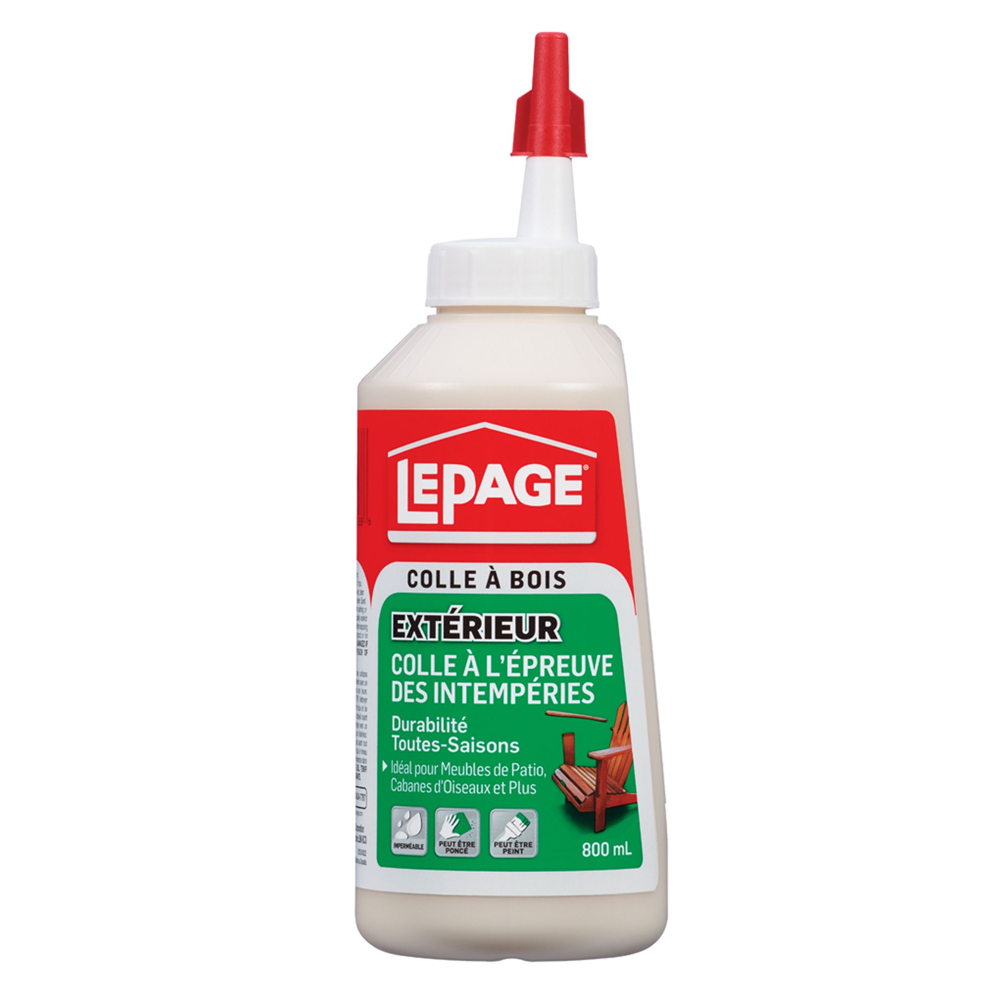 Colle à bois extérieur 800 ml