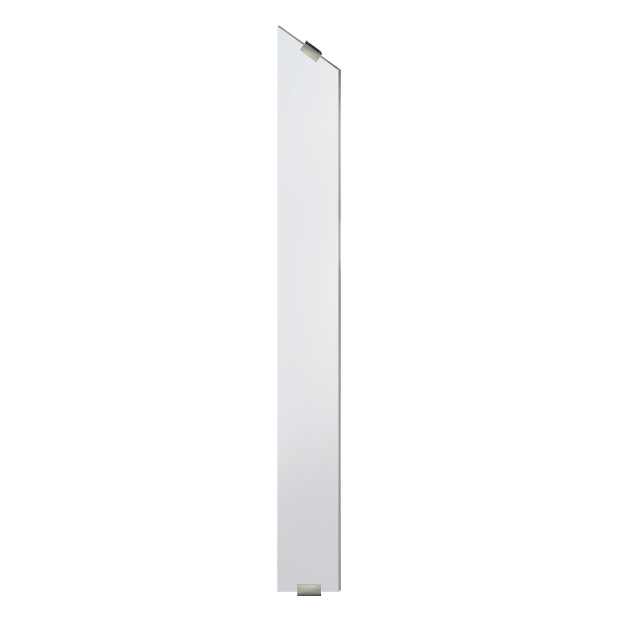 Rampe pour escalier en verre 6 x 39 7/16 po, modèle 5040-6-0 Marque : Concept SGA Série : Verre Largeur : 6 po Panneau de 10 mm d'épaisseur Section d'escalier en angle Mesure plus basse de l’angle : 34 1/2 po Mesure plus haute de l’angle : 39 3/8 po Fixtures incluses, Noir