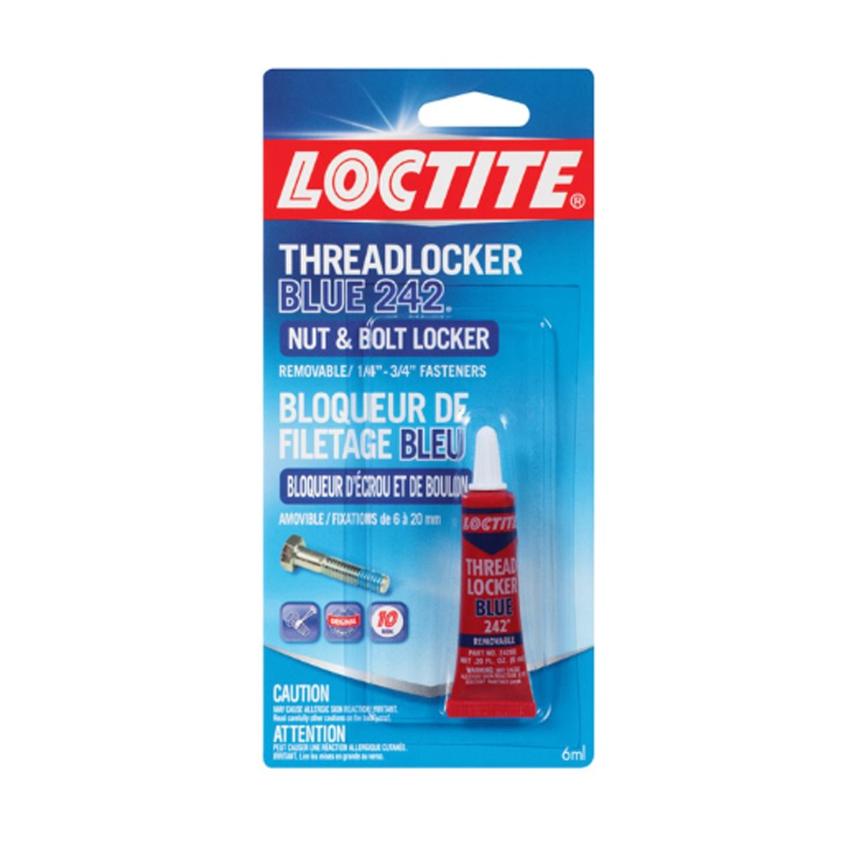 Bloqueur de filetage bleu 10 ml