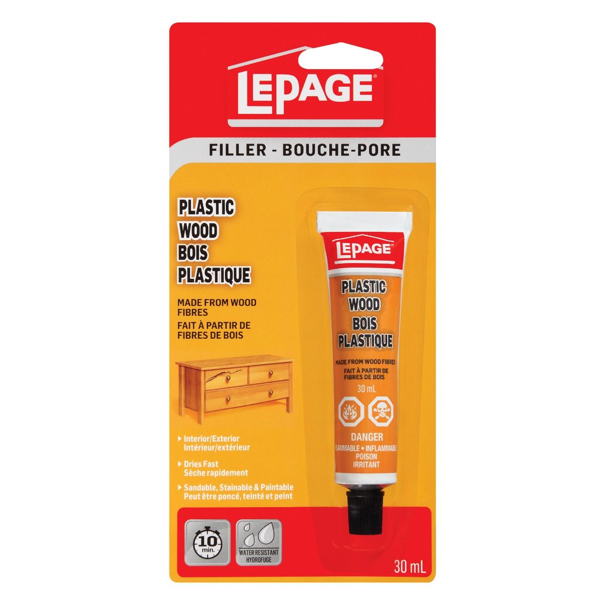 Bouche-pores bois et plastique