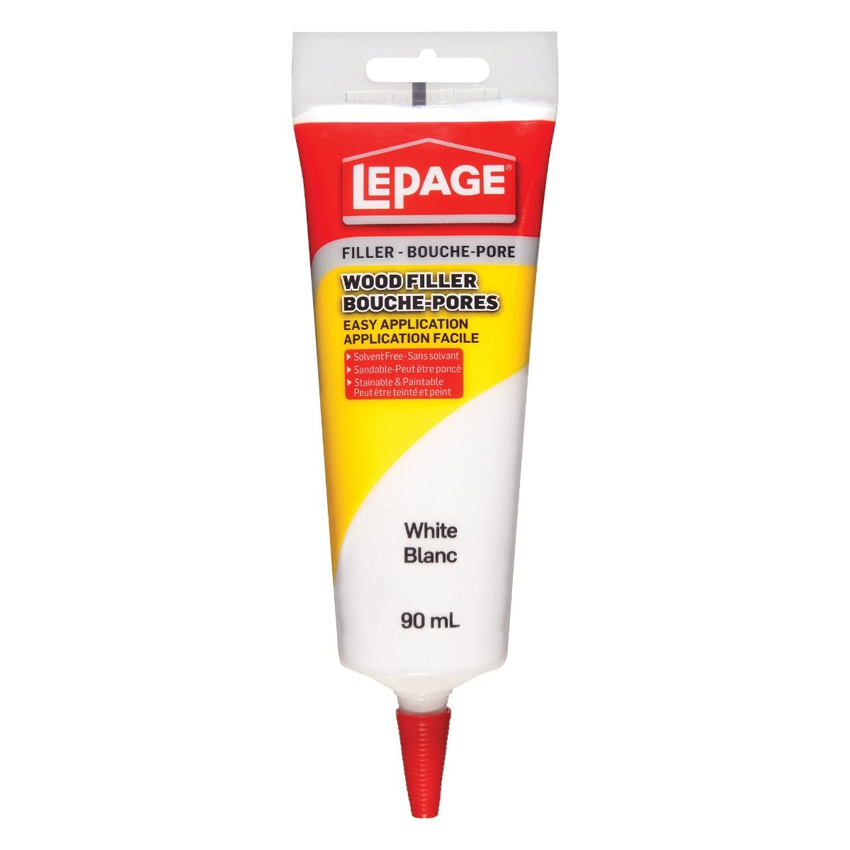 Bouche-pore teinté blanc