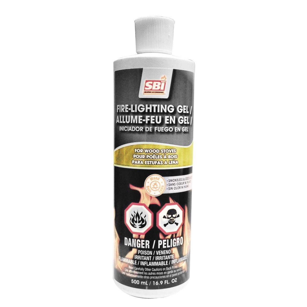 Allume-feu en gel pour poêle à bois