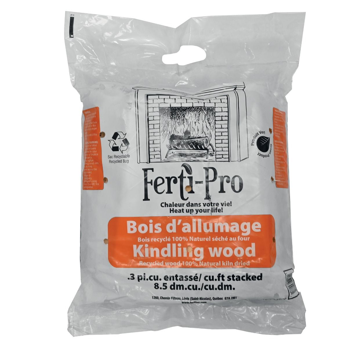 Bois d'allumage 0,3 pi³