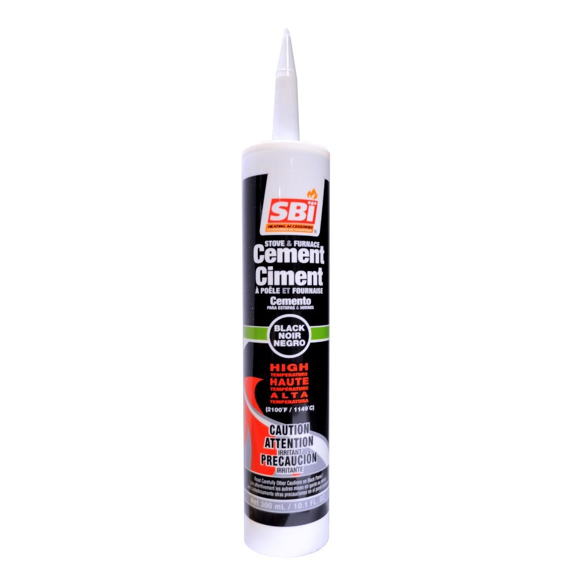 Ciment noir à poêle et fournaise 300 ml
