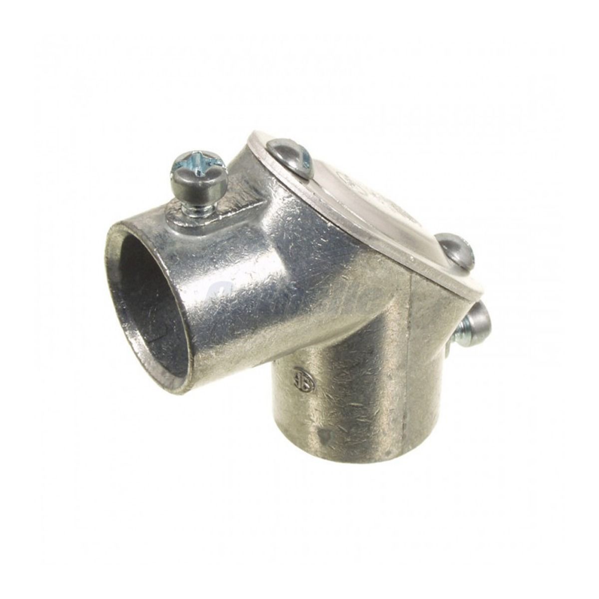 Coude à 2 vis pour tuyau d'acier 3/4 po