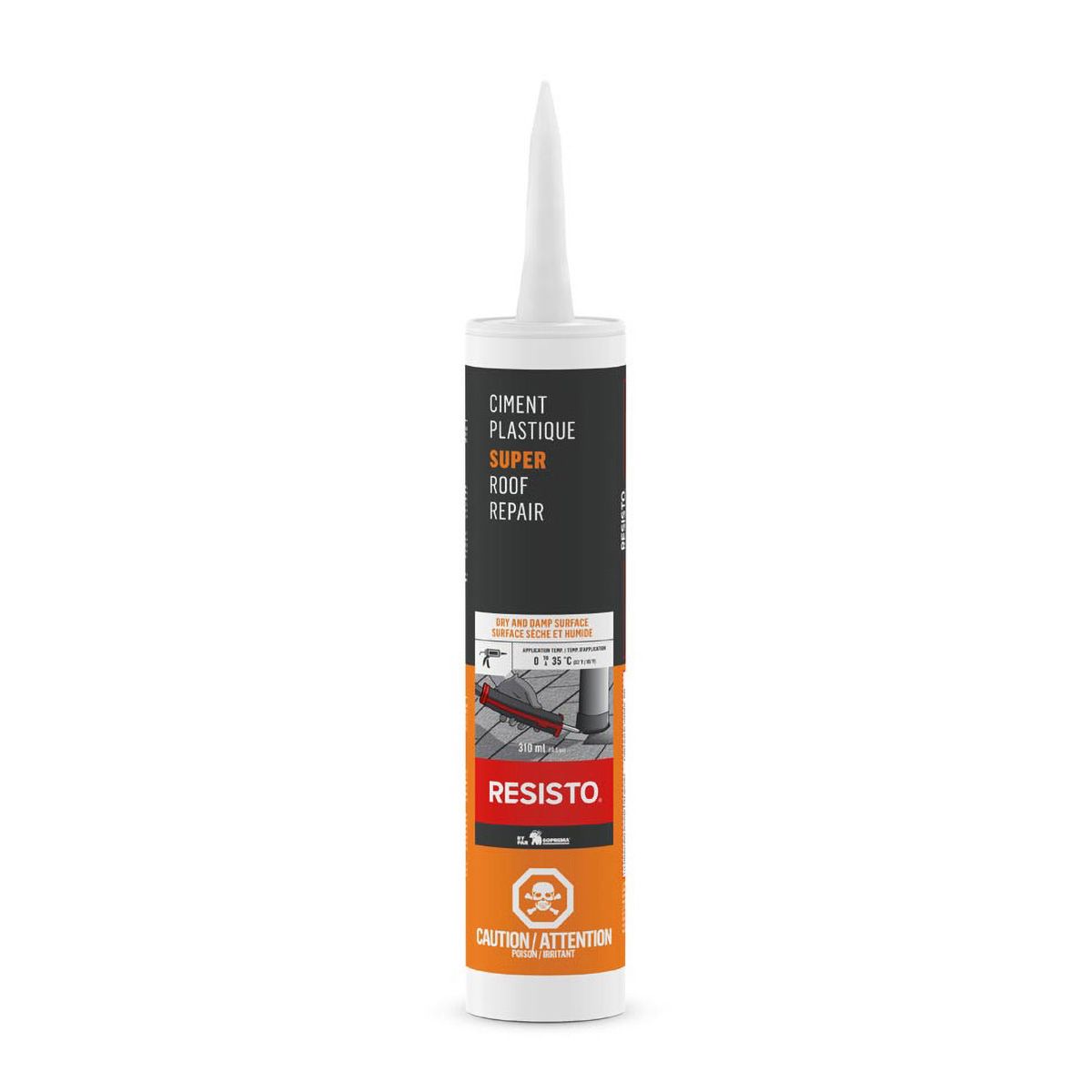 Ciment plastique pour surfaces sèches et humides 310 ml