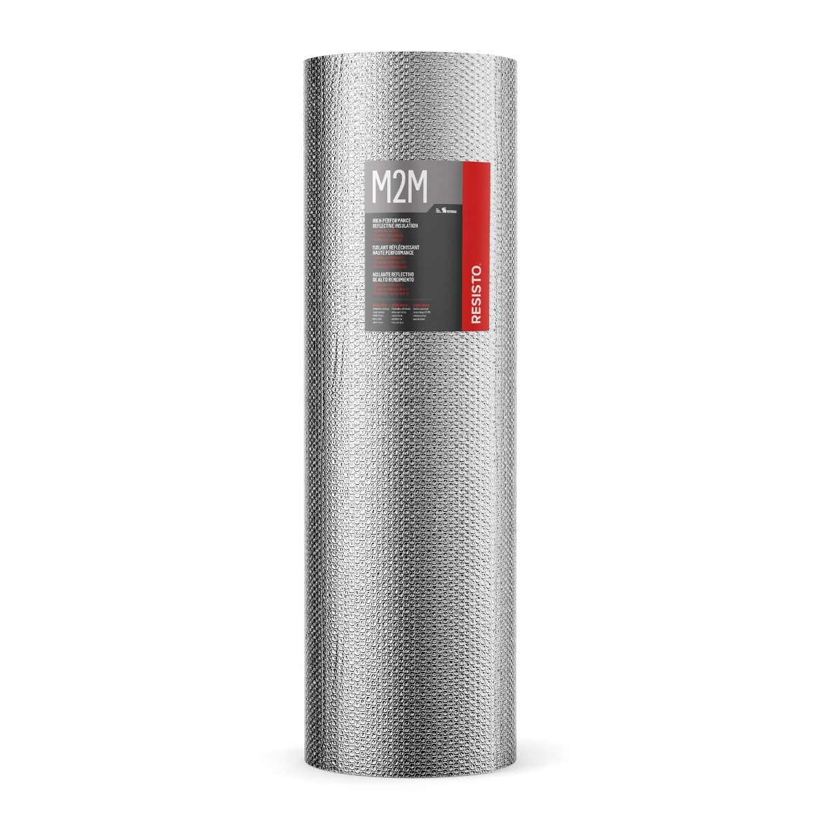 Isolant réfléchissant à bulles M2M aluminium/aluminium 4 pi x 12,5 pi