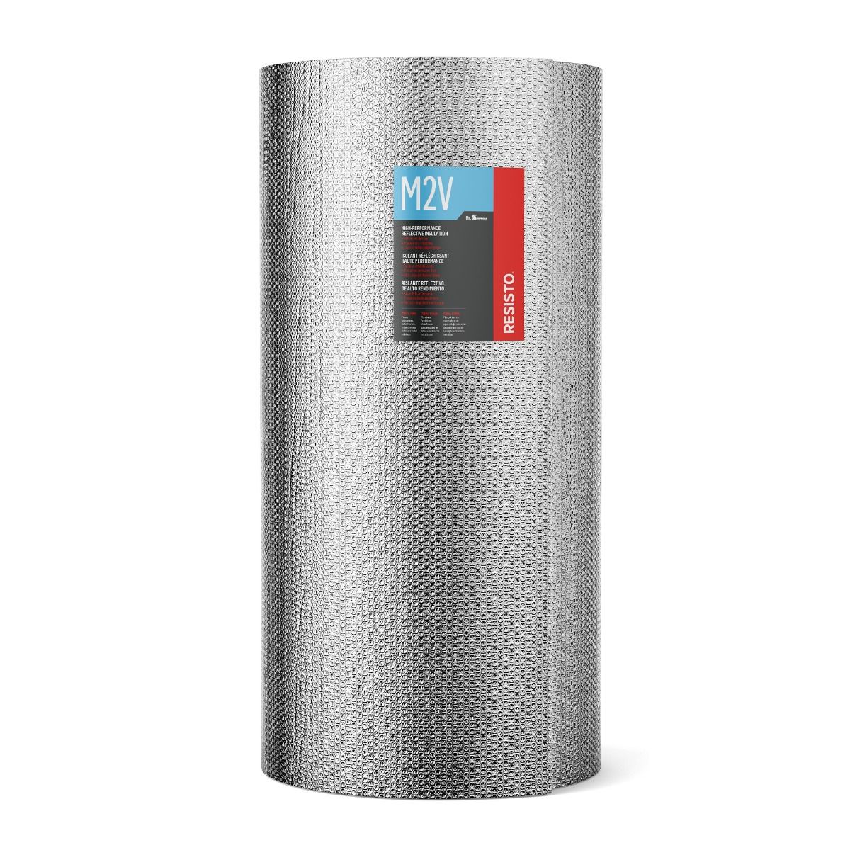 Isolant réfléchissant à bulles M2V aluminium/blanc 4 pi x 125 pi