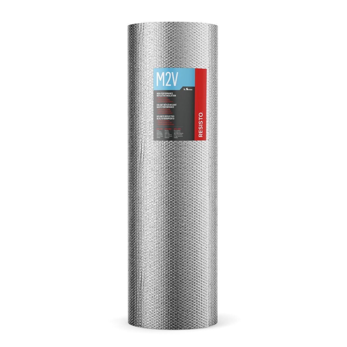 Isolant réfléchissant à bulles M2V aluminium/blanc 8 pi x 125 pi