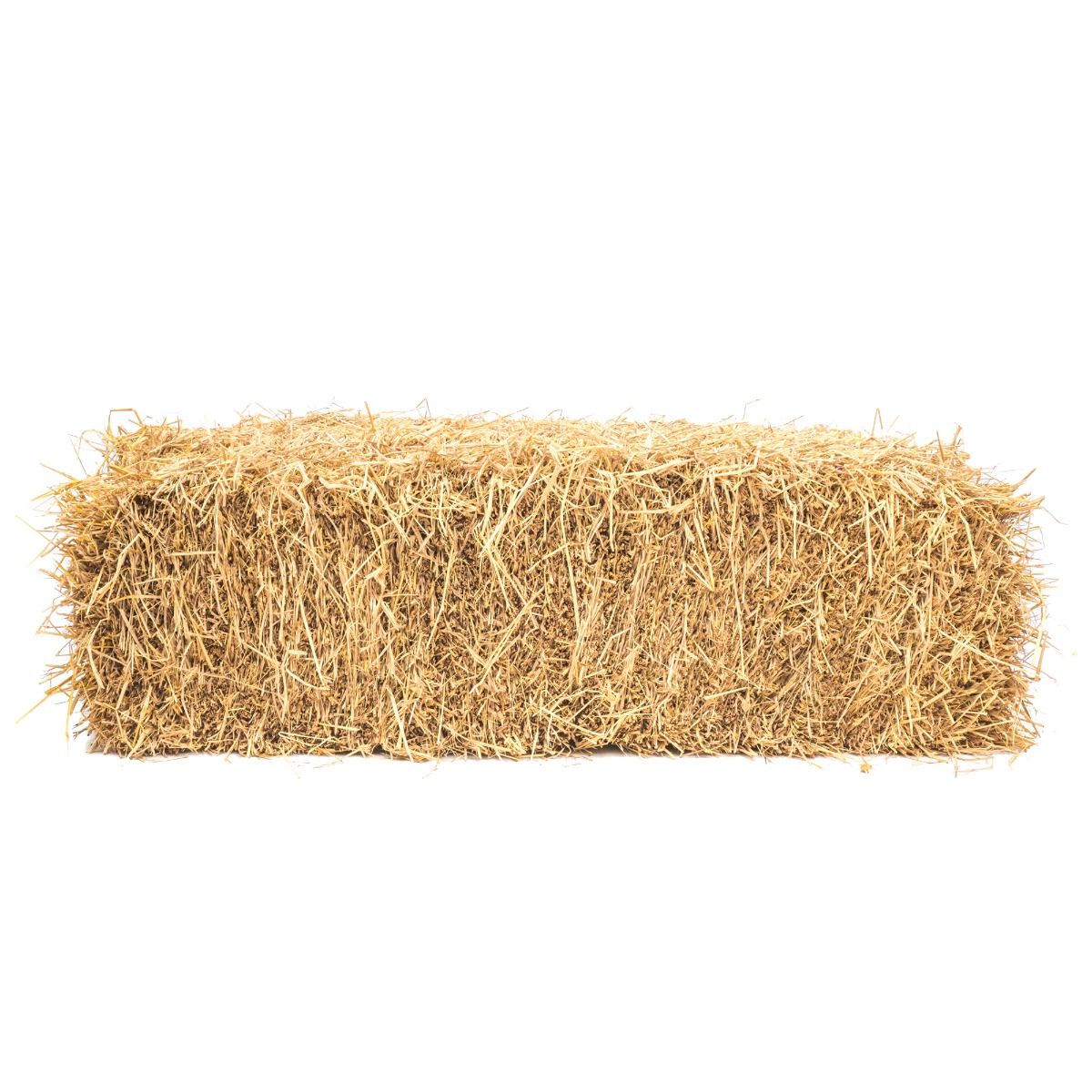 Balle de paille décorative