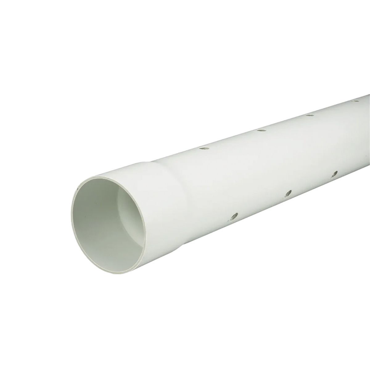 Tuyau de drainage PVC perforé 3 po x 10 pi