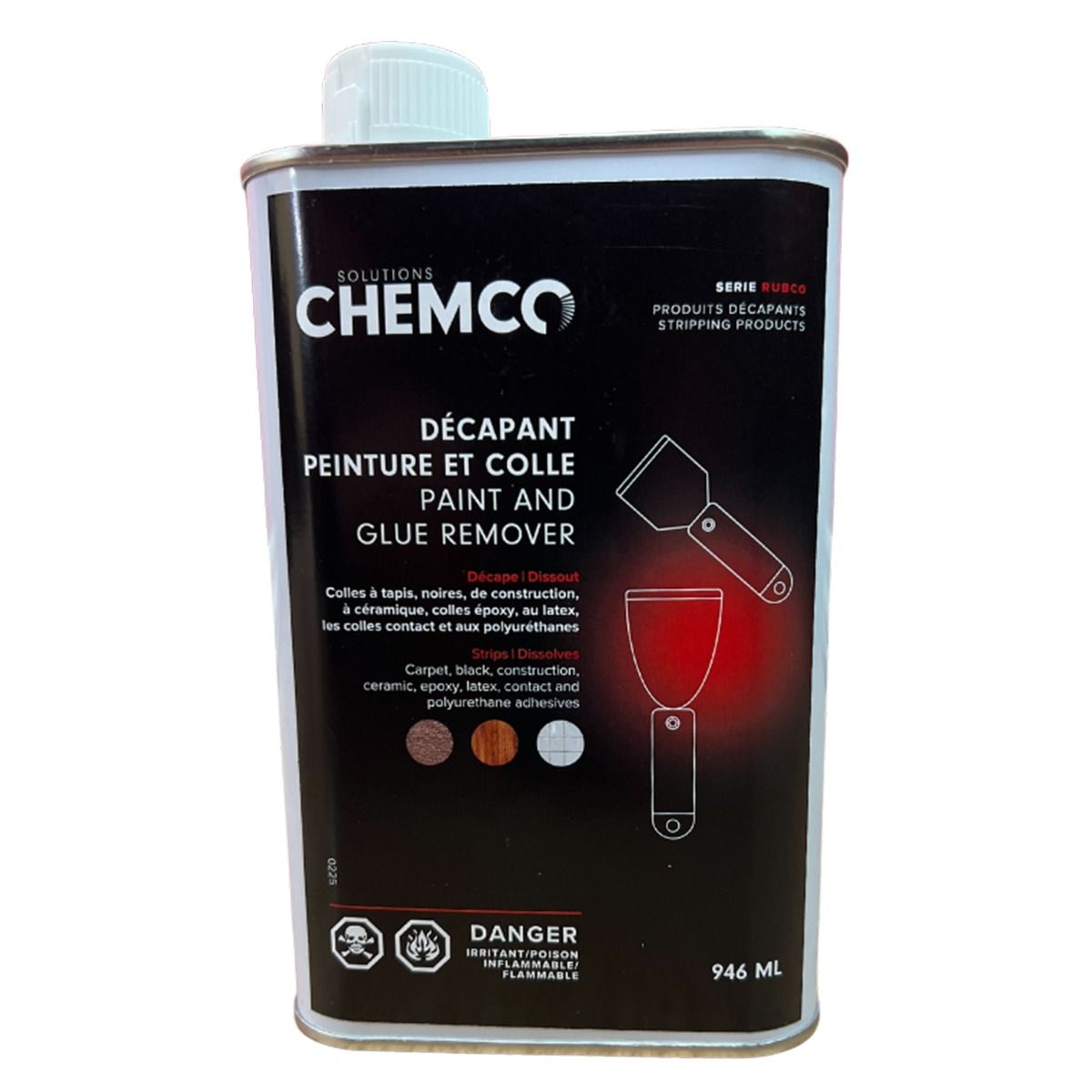 Décapant à peinture et à colle CHEMCO