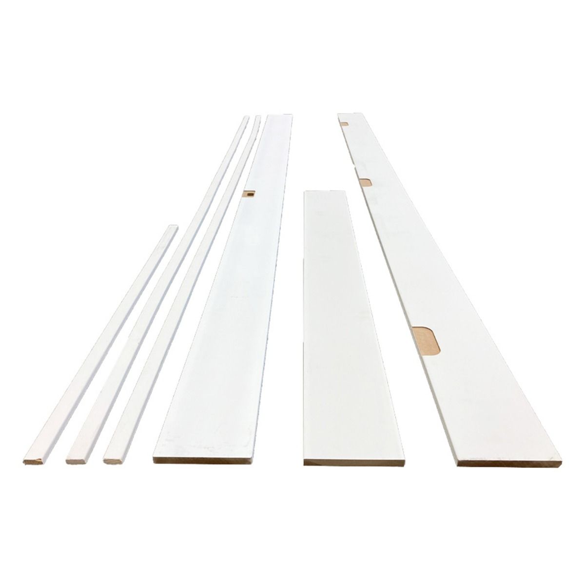 Ensemble de bâtis de porte double pré-usiné en MDF