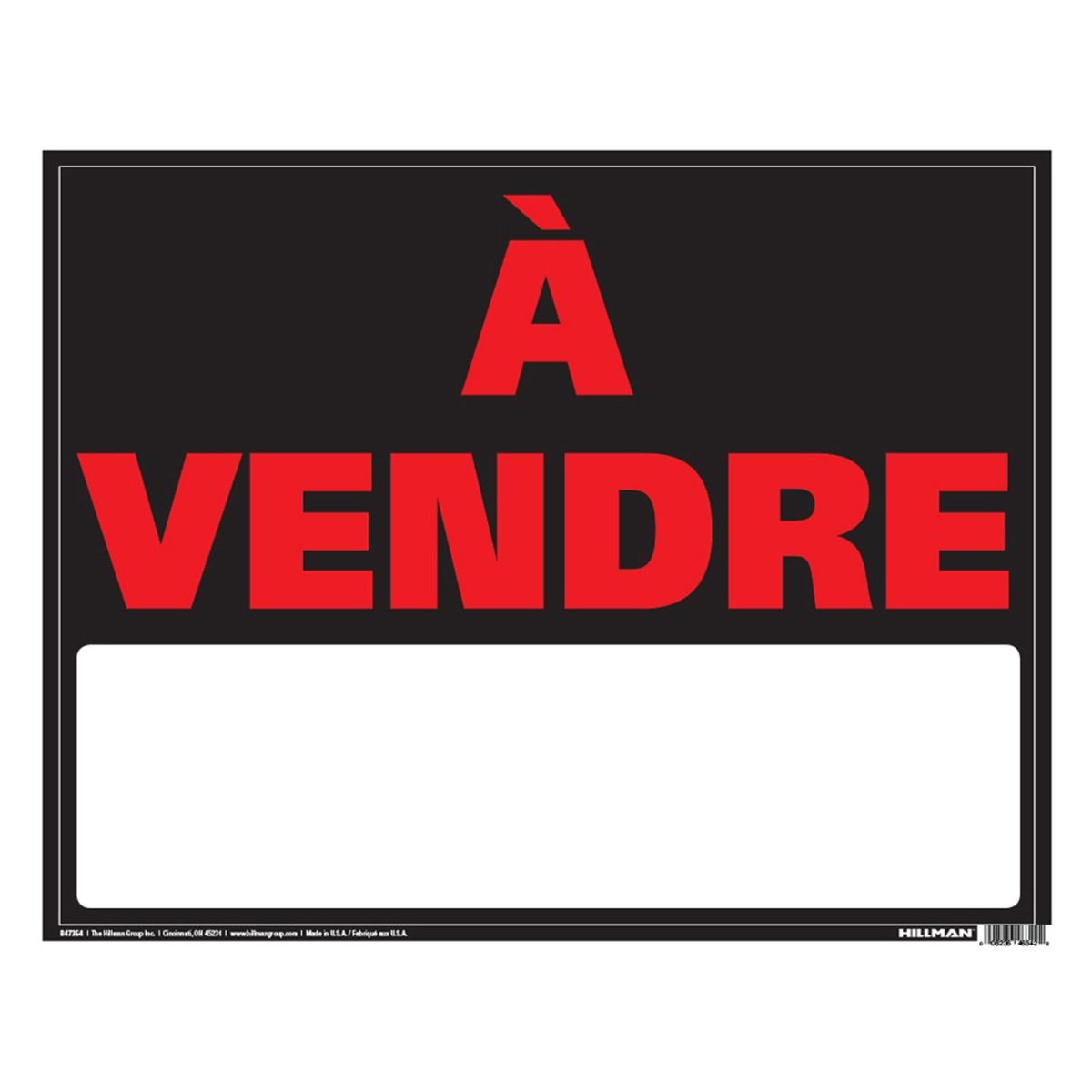 Affiche à vendre (pancarte)