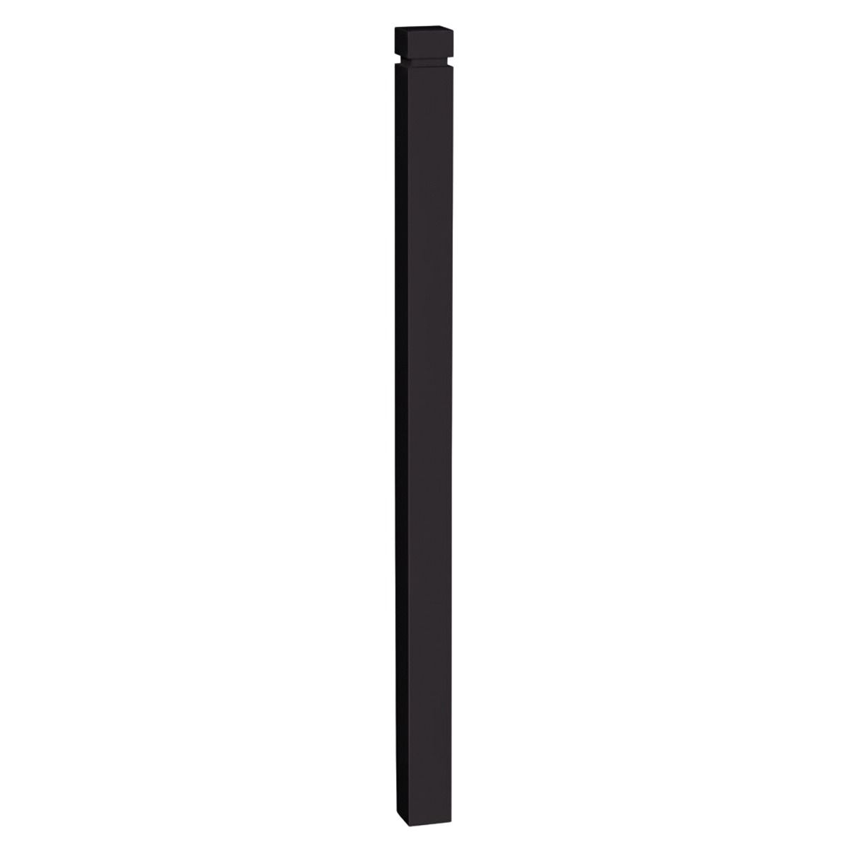 Poteau carré noir mat de série 8000 1 1/4 x 44 po, modèle 8644-N-1 Couleur : Noir mat Matière : Bois laqué Dimensions : 2 1/2 po x x 1 1/4 po x 44 po Quantité : 1