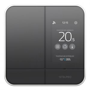 Thermostat électronique intelligent Maestro Noir
