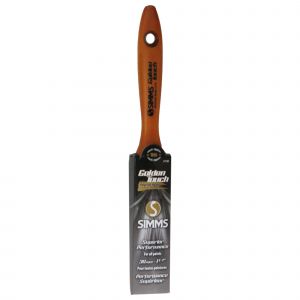 Pinceau en polyester/nylon Golden Touch avec manche de bois