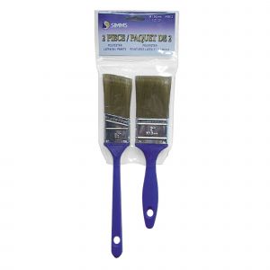 Pinceaux en polyester avec manche de plastique