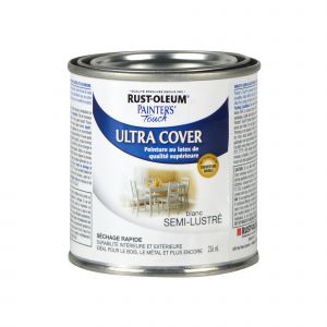 Peinture Painters Touch Ultra Cover multi-usages fini semi-lustré blanc 236 ml