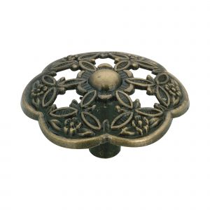 Bouton d'armoire métal antique anglais 42 mm
