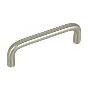 Poignée fonctionnelle métal nickel mat