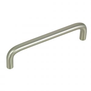 Poignée fonctionnelle métal nickel mat