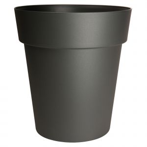 Pot à fleurs Viva Noir avec réserve d'eau