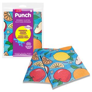 Chiffons éponge PUNCH parfum fruité