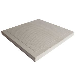  Dalle de patio motif de losanges 18 po x 18 po Gris clair.
