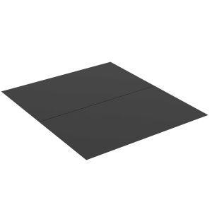 Protection de plancher en acier noir