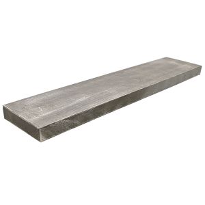 Étagère rustique en bois de pin massif gris béton