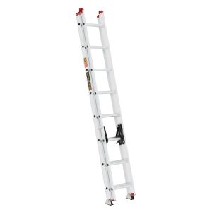Échelle à coulisse JOBSITE SERIES TYPE III 16 pi Aluminium.